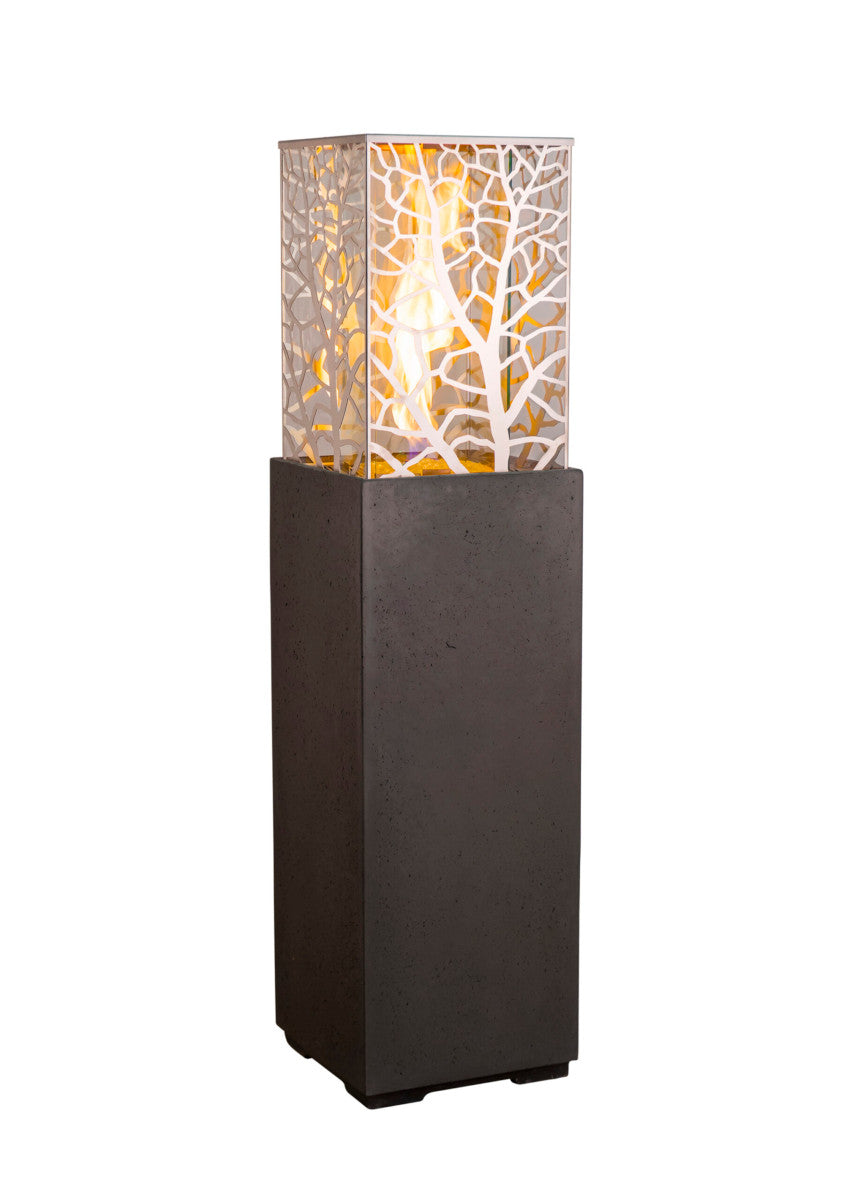 American Fyre Designs - Magnolia Lantern - Black Lava color
