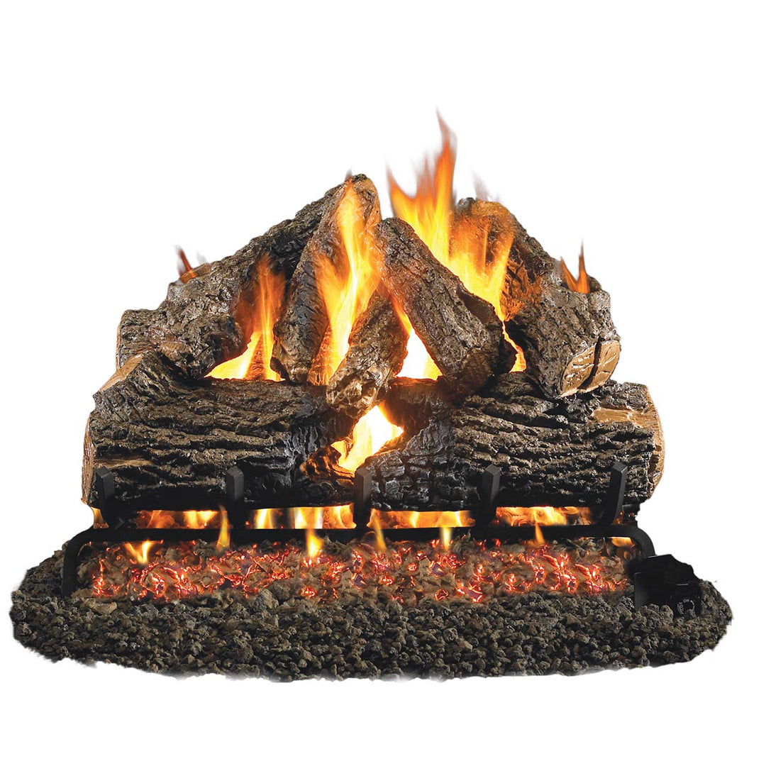 AFD 18/20" Real Fyre Charred Oak Gas Log Set