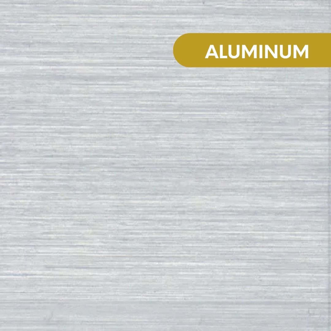Hand Brushed Aluminum