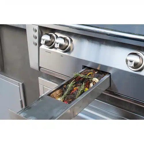 Alfresco 56'' Standard All Grill w/ Cart - Jet Black-Gloss