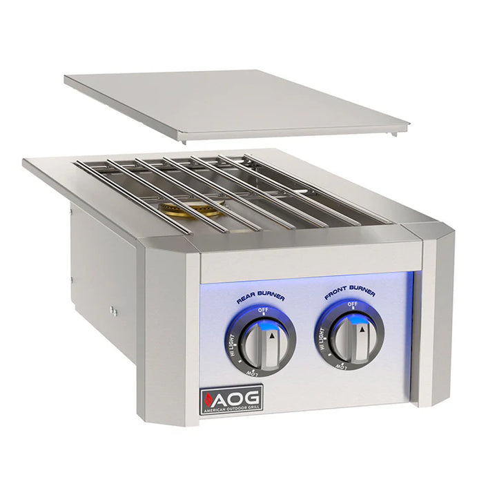 AOG L-Series Built-In Double Side Burner with Lights LP/NG