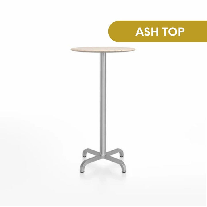 Emeco 20-06 Round Bar Table by Foster + Partners 24inches