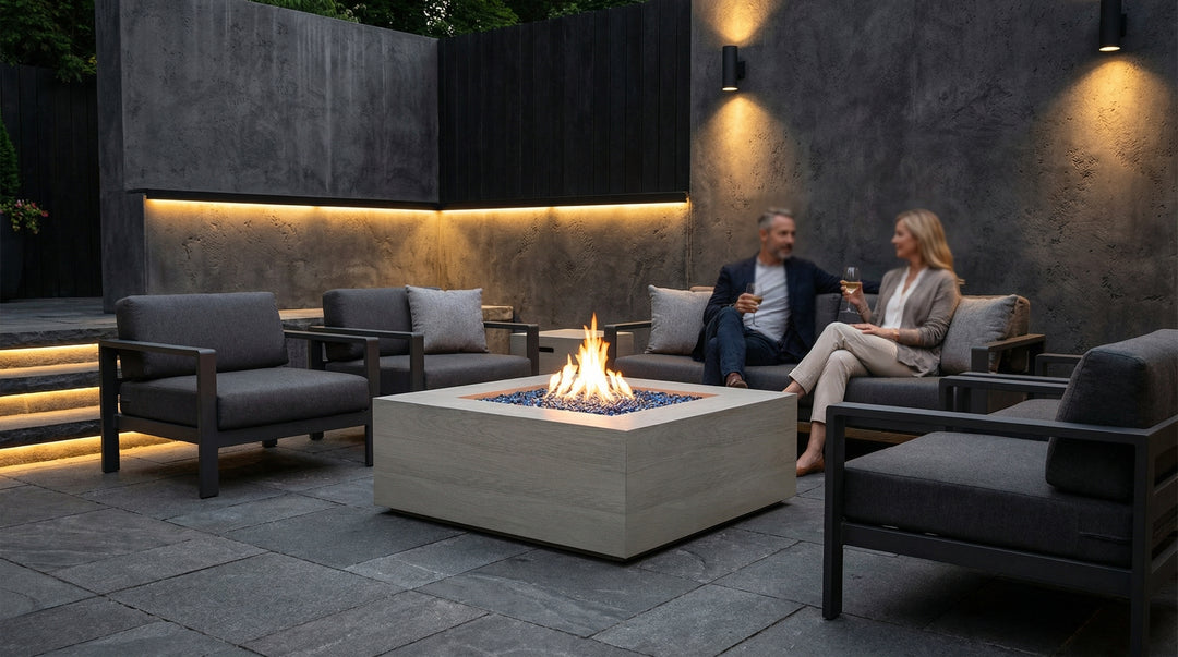 Archpot Aspen Square Fire Table