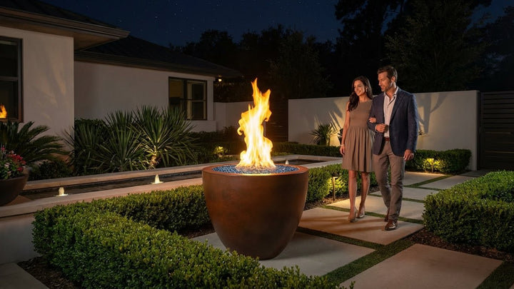 Archpot Legacy Round Fire Vase 30X24