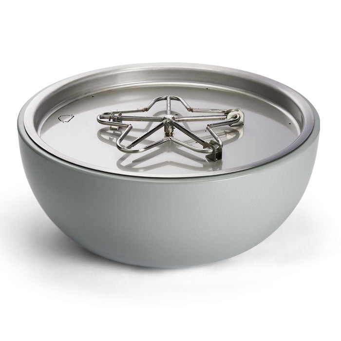 HPC Fire Aluminum Spun Bowl, Walnut Finish, Match Lit, Standard Burner