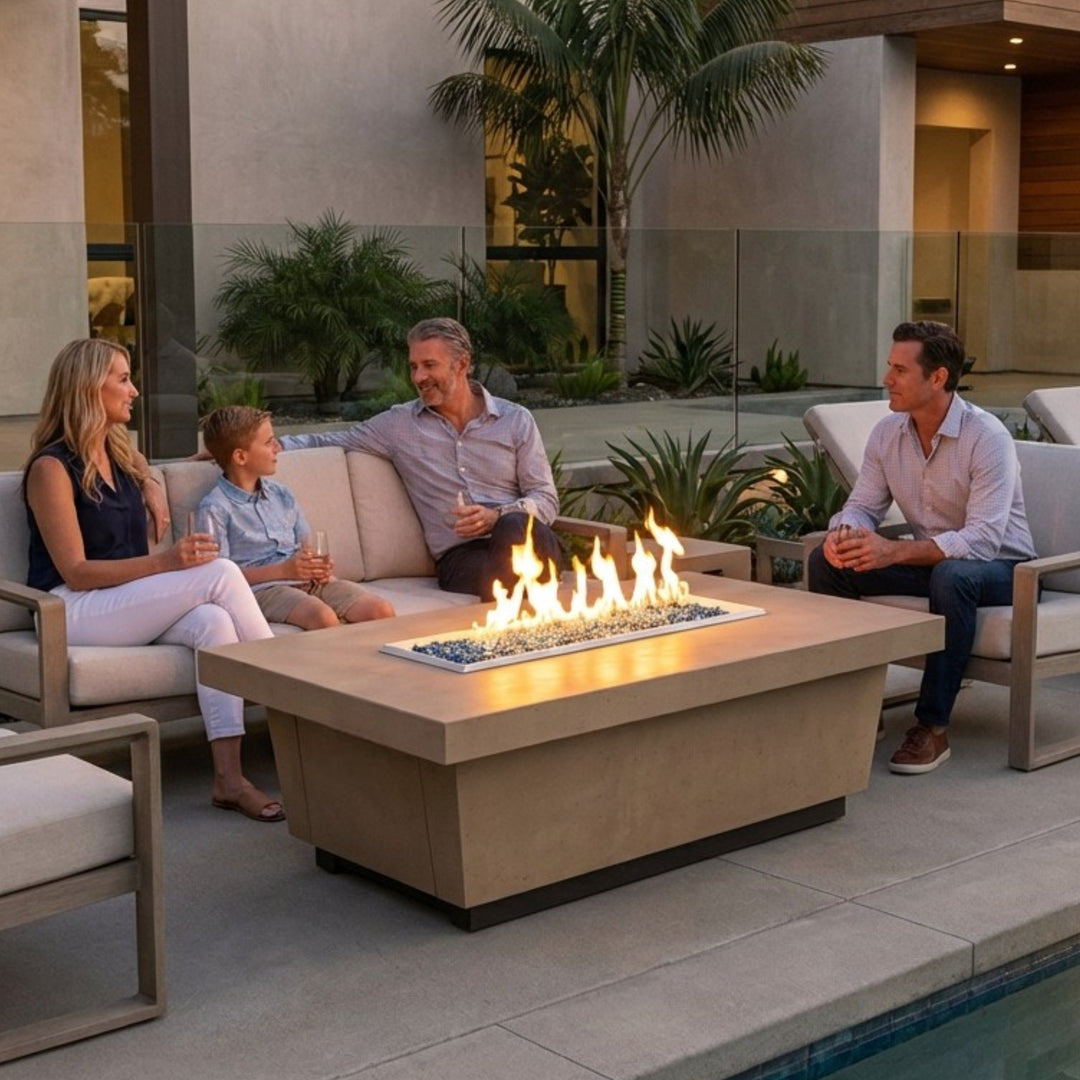 American Fyre Designs - Contempo LP Select - Lounge Height Firetable