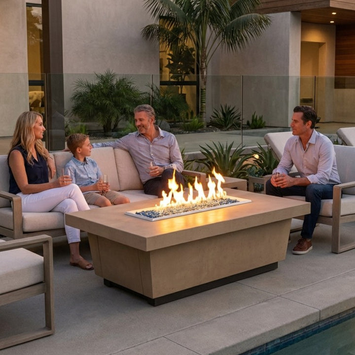 American Fyre Designs - Contempo LP Select - Lounge Height Firetable