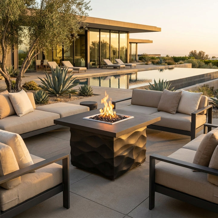 American Fyre Designs - Voro - Chat Height Firetable