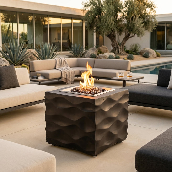 American Fyre Designs - Voro Cube - Fire Pit Table