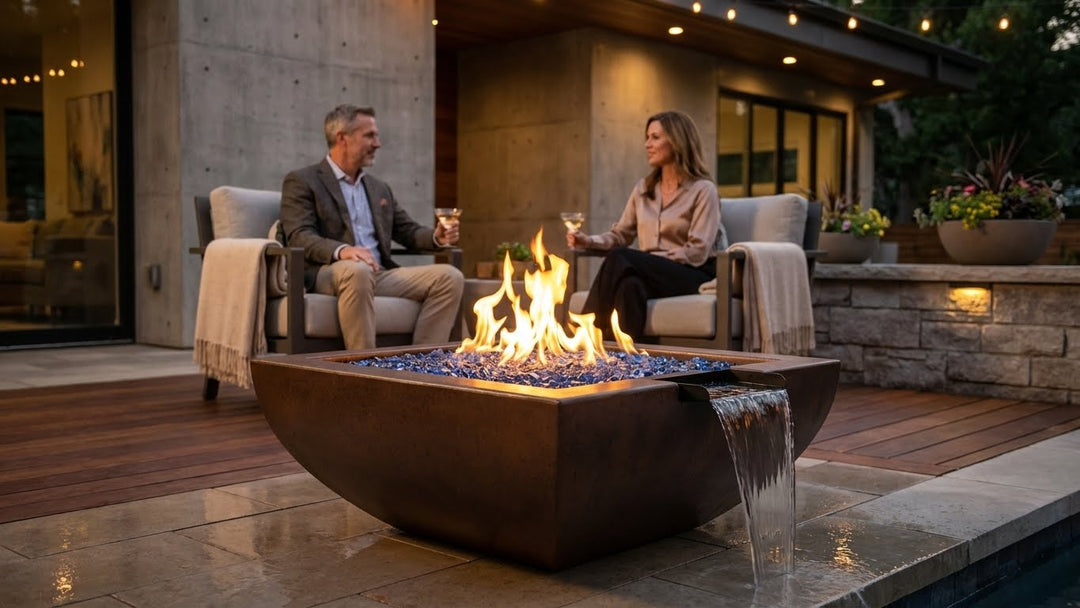 Legacy Square Fire Water Bowl