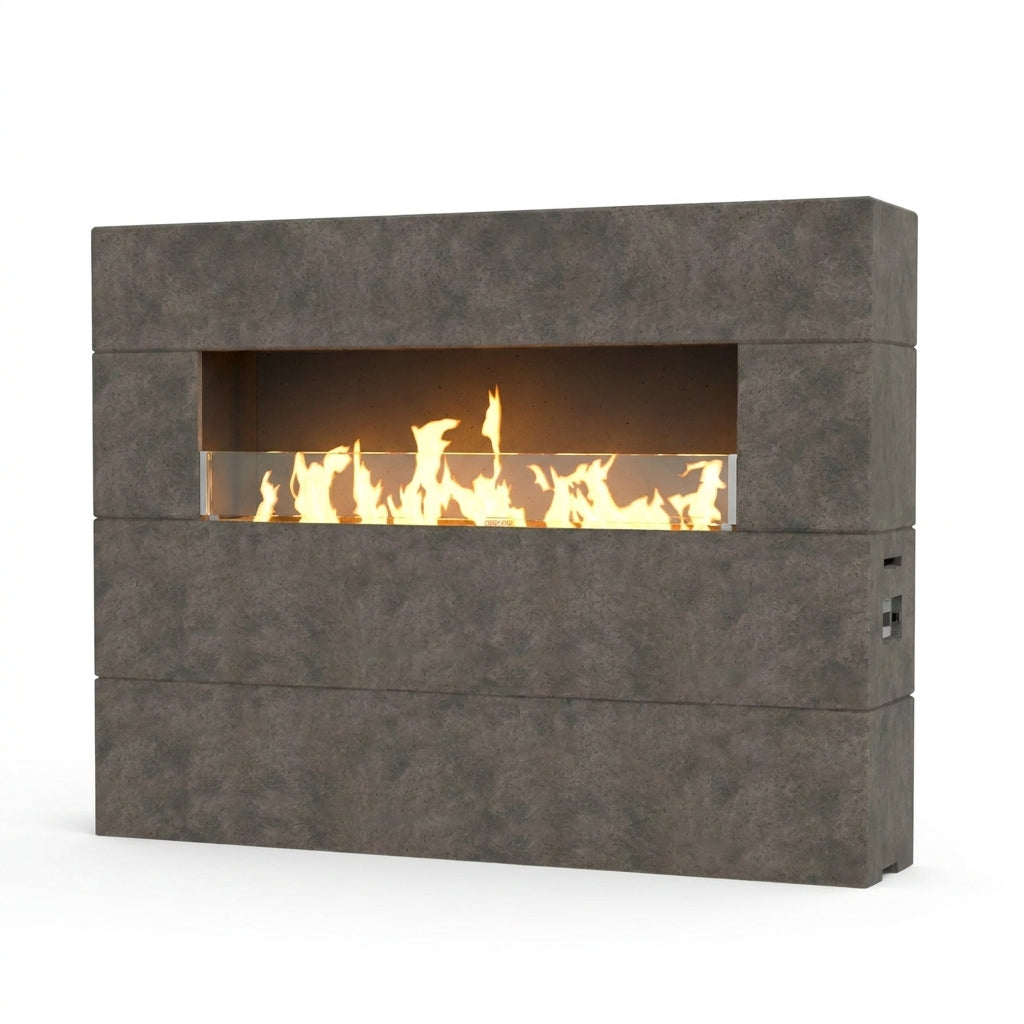 AFD Collection - Milan Tall Linear Fireplace