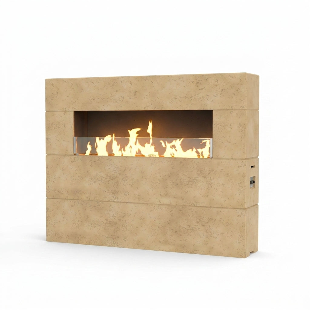 AFD Collection - Milan Tall Linear Fireplace