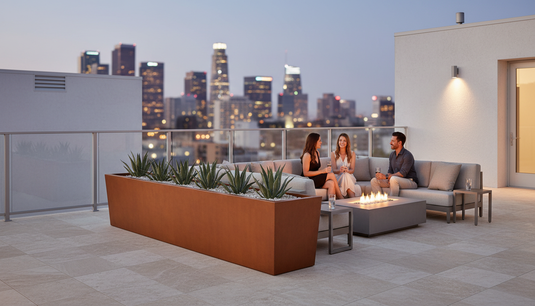 Archpot Geo 48" Rectangle Low Planter