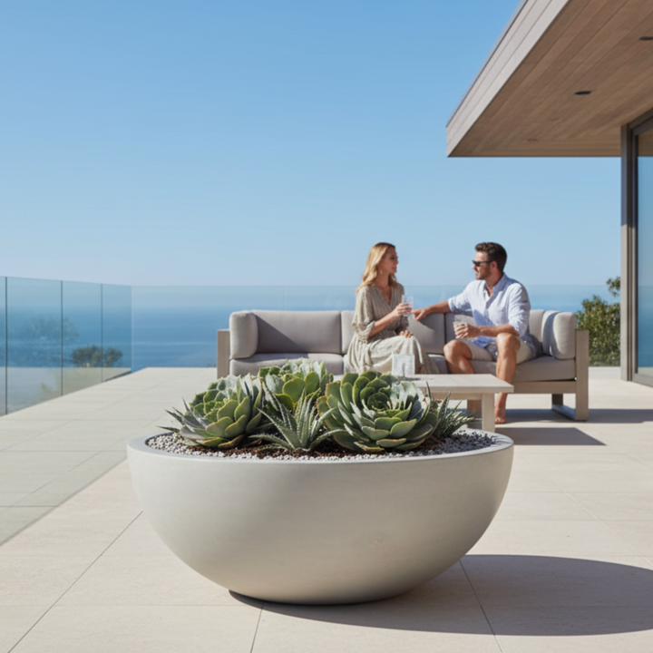 Archpot Legacy 36x15" Round Low Bowl
