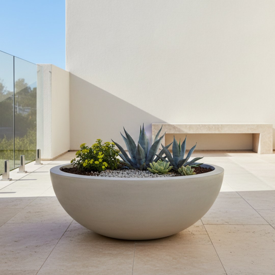 Archpot Legacy 42x18" Round Low Bowl