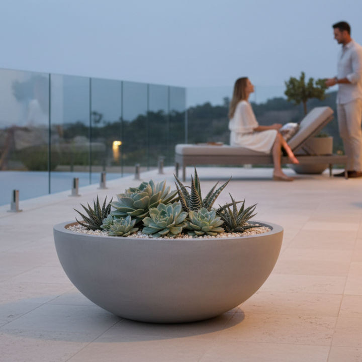 Archpot Legacy 42x18" Round Low Bowl