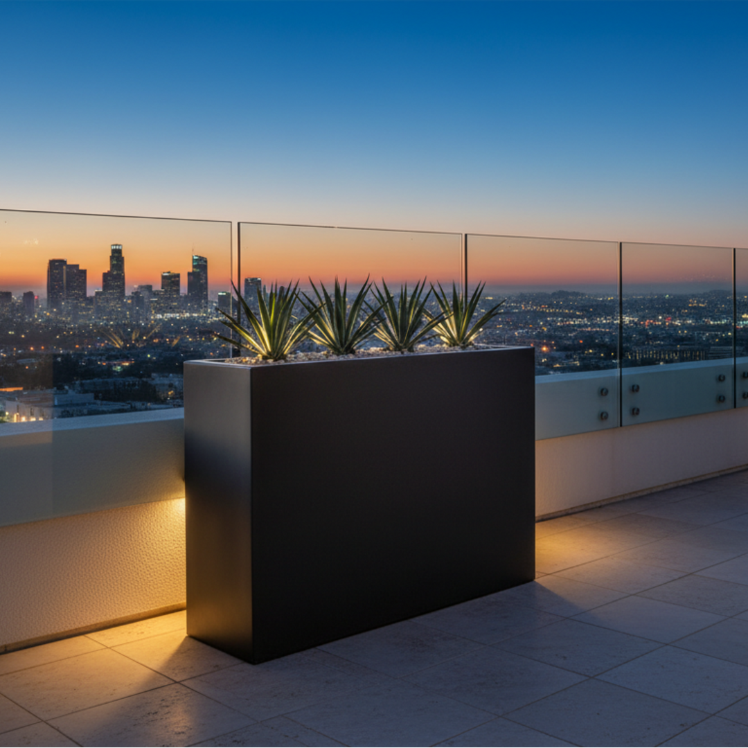 Archpot Manhattan 48x14" Rectangle Tall Planter