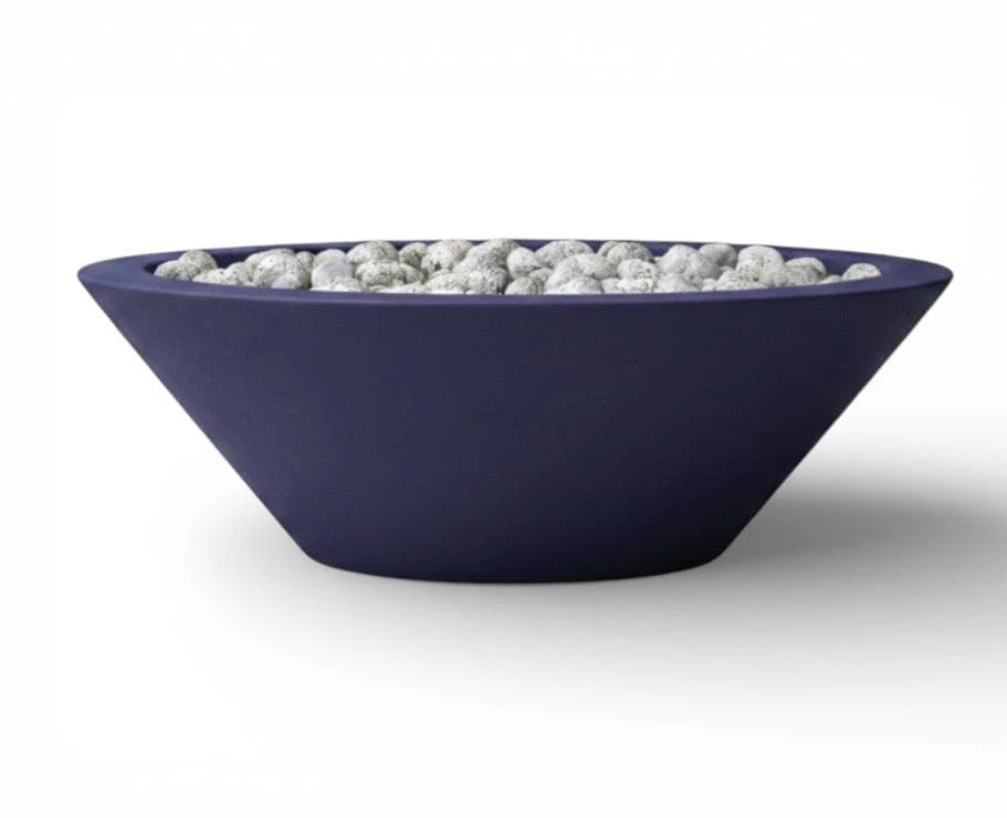 Warming Trends AON Architectural Ascend Round Metal Vessel with CrossFire® Brass Burner