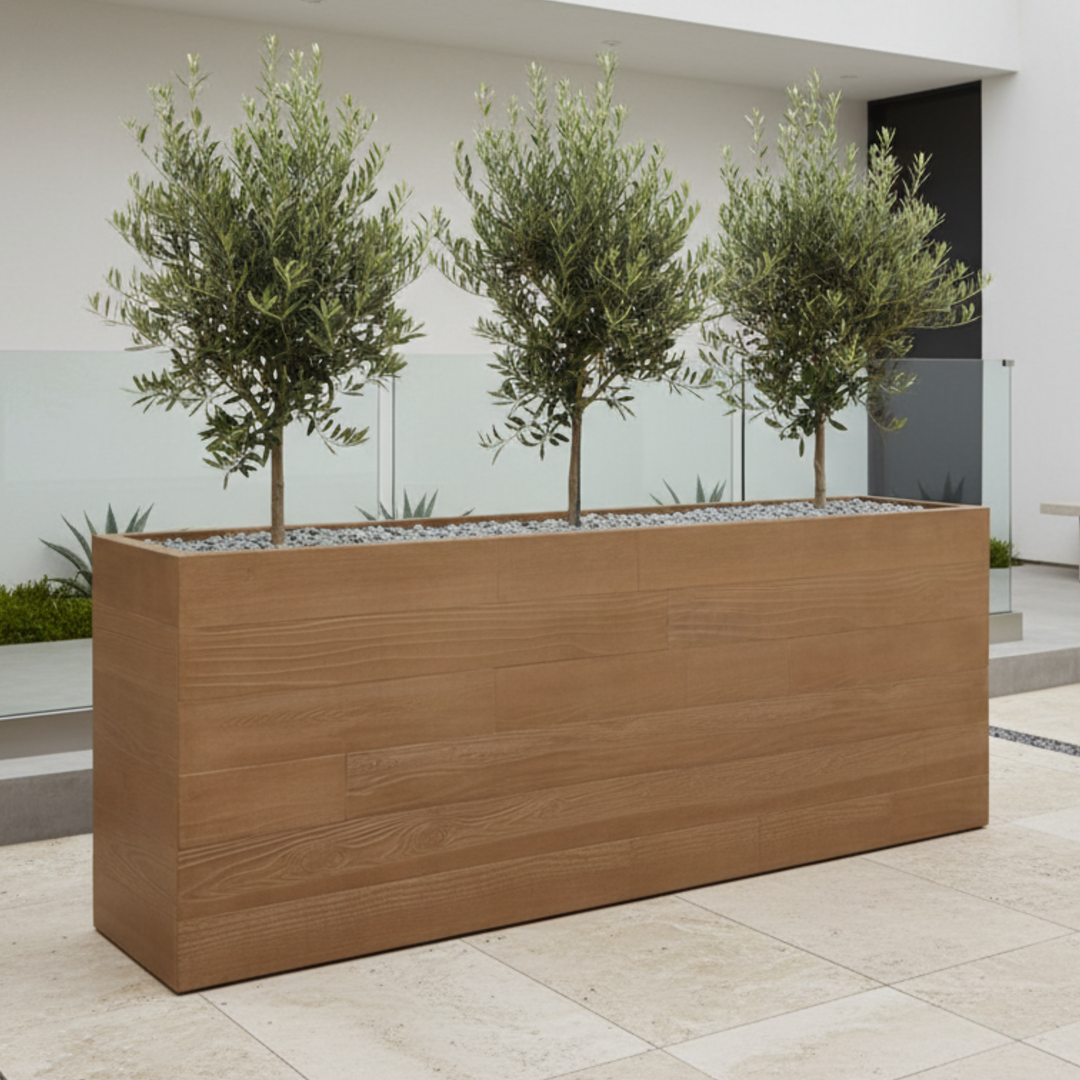 Aspen Rectangle Tall Planter 36X14X30