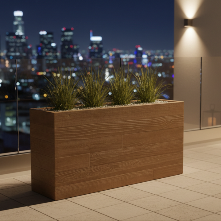 Aspen Rectangle Tall Planter 36X14X30