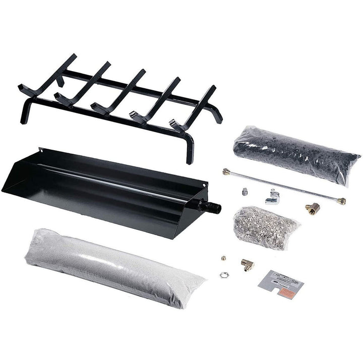 Rasmussen Flaming Ember Burner With Remote Ready "Easy" Safety Pilot Control