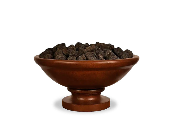Archpot Banded Rim Fire Bowl with Pedestal
