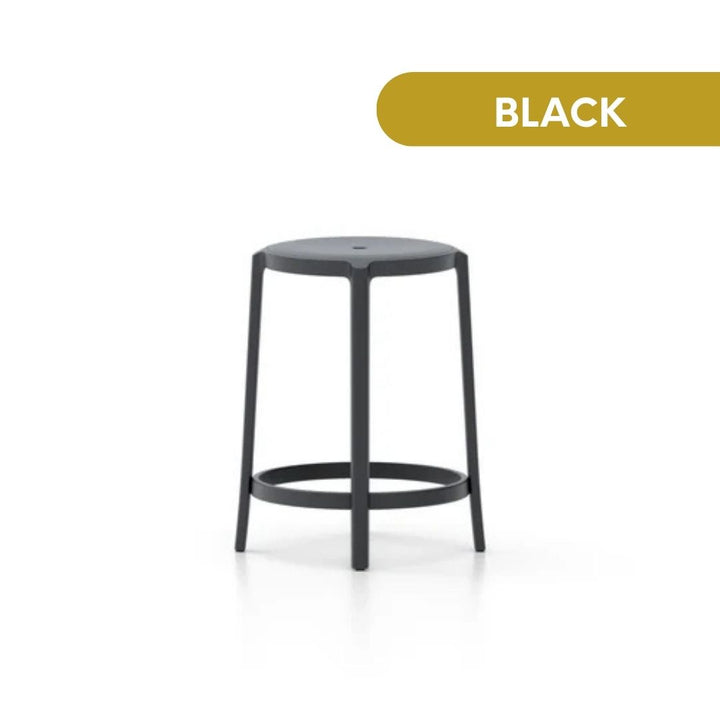 Emeco On & On Stool, Recycled Plastic Seat by Edward Barber & Jay Osgerby