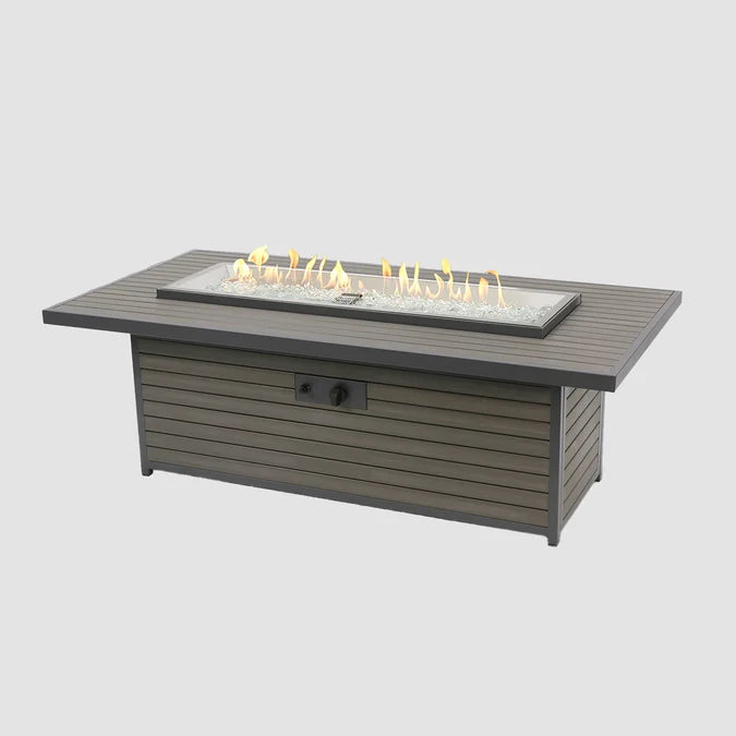 Outdoor GreatRoom Brooks 61" Linear Gas Fire Pit Table