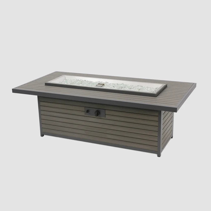 Outdoor GreatRoom Brooks 61" Linear Gas Fire Pit Table