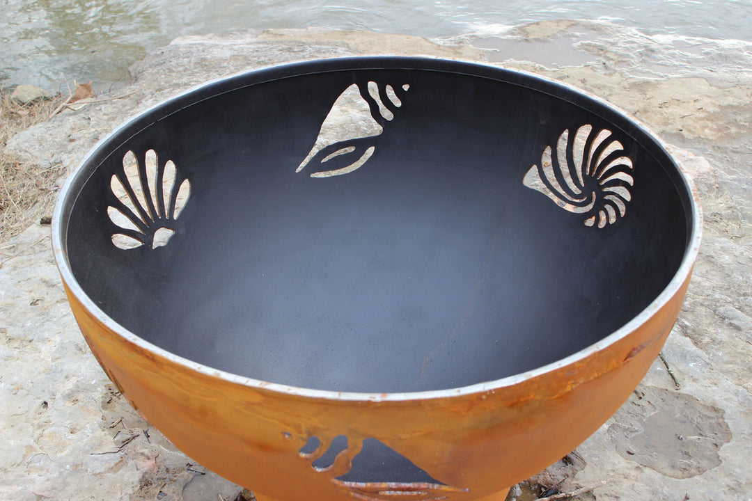 Beachcomber 36": Steel Fire Pit