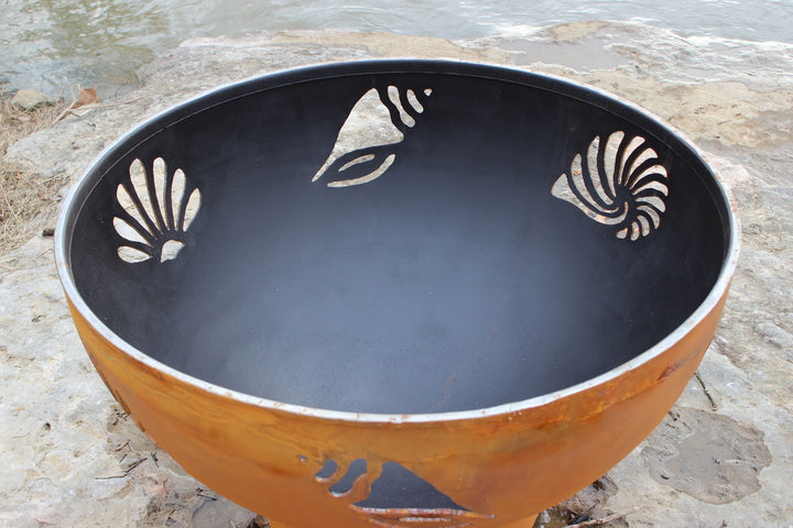Beachcomber 36": Steel Fire Pit