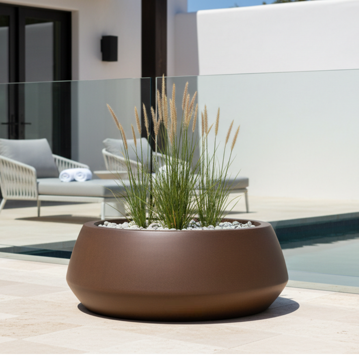 Belize Low Bowl Planter 48x18