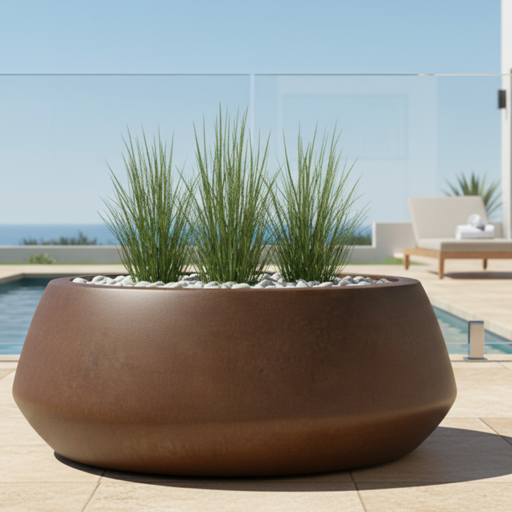 Belize Low Bowl Planter 48x18