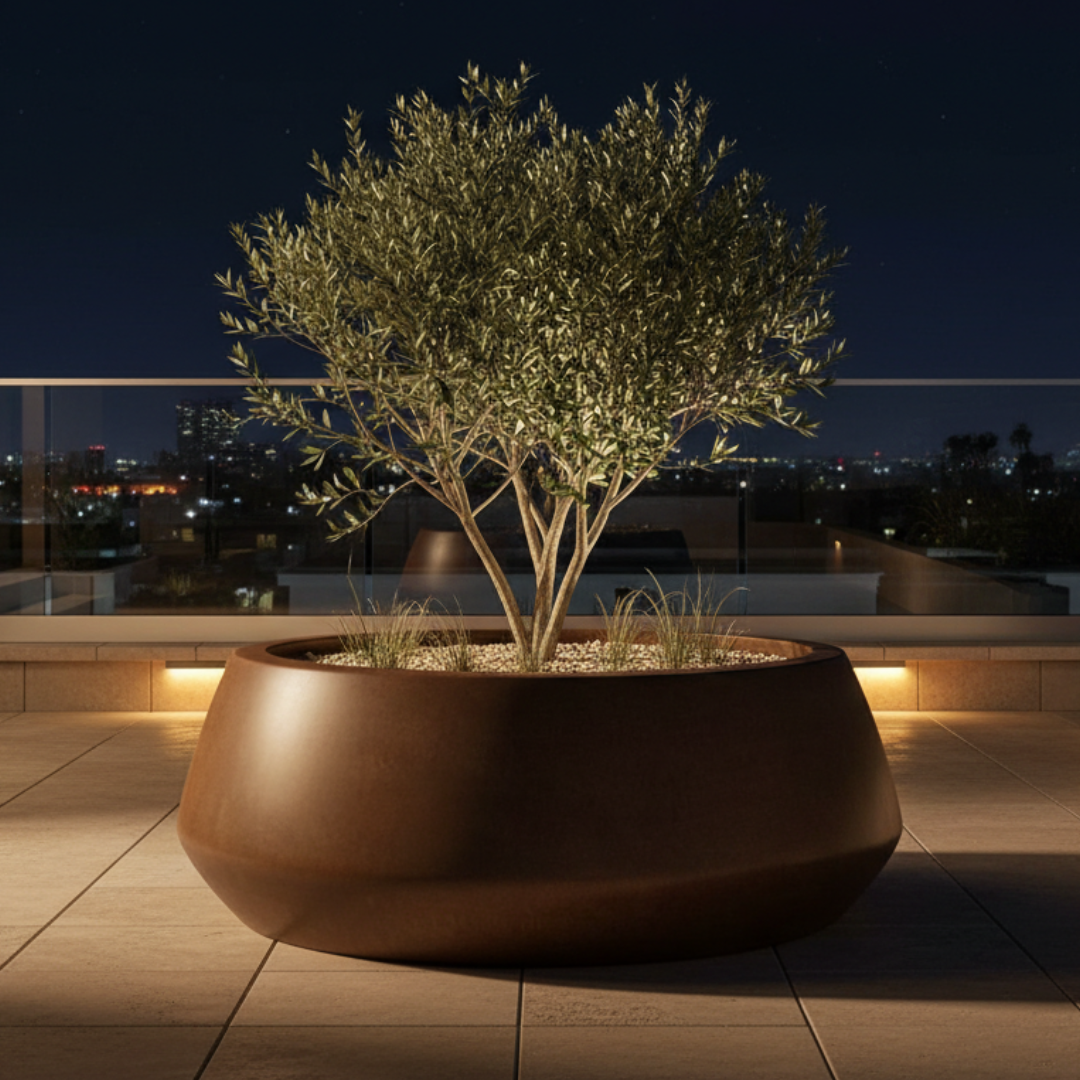 Belize Low Bowl Planter 60X23