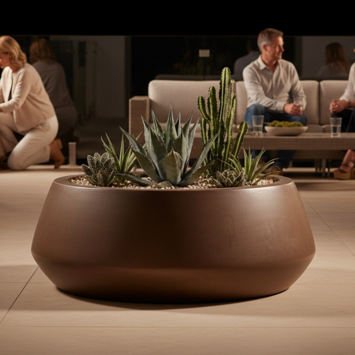 Belize Low Bowl Planter 60X23