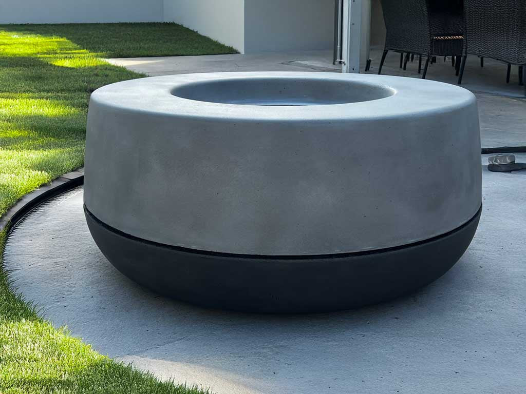 Concrete Cornhole Co. - Tumbler 36" Concrete Firepit