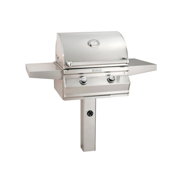 Fire Magic Choice C430s 24-Inch In-Ground Post Mount Propane Grill with Analog Thermometer
