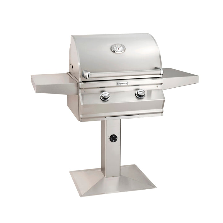 Fire Magic Choice C430s 24-Inch Propane Patio Post Grill with Analog Thermometer