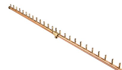 Crossfire 270K BTU Linear Brass Burner - CFBL270 - Rectangular Opening