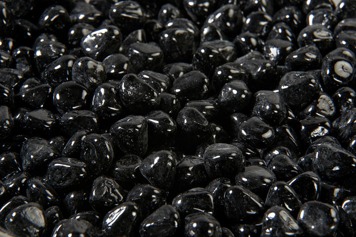 Outdoor Greatroom - Large Crystal Fire Black Diamonds - 5lbs