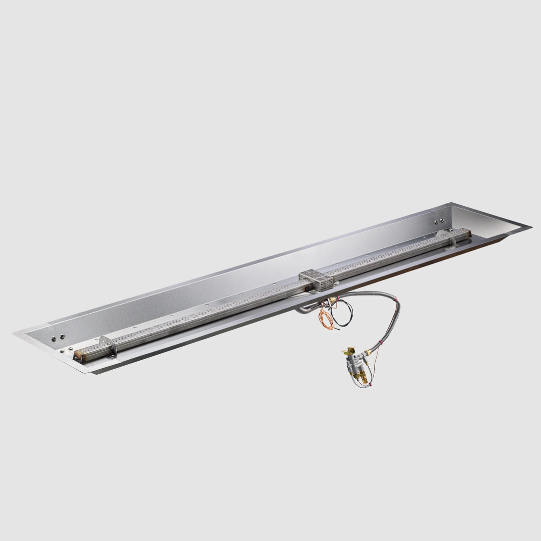 Outdoor GreatRoom 12" x 64" Crystal Fire® Plus Linear Gas Fire Pit Burner