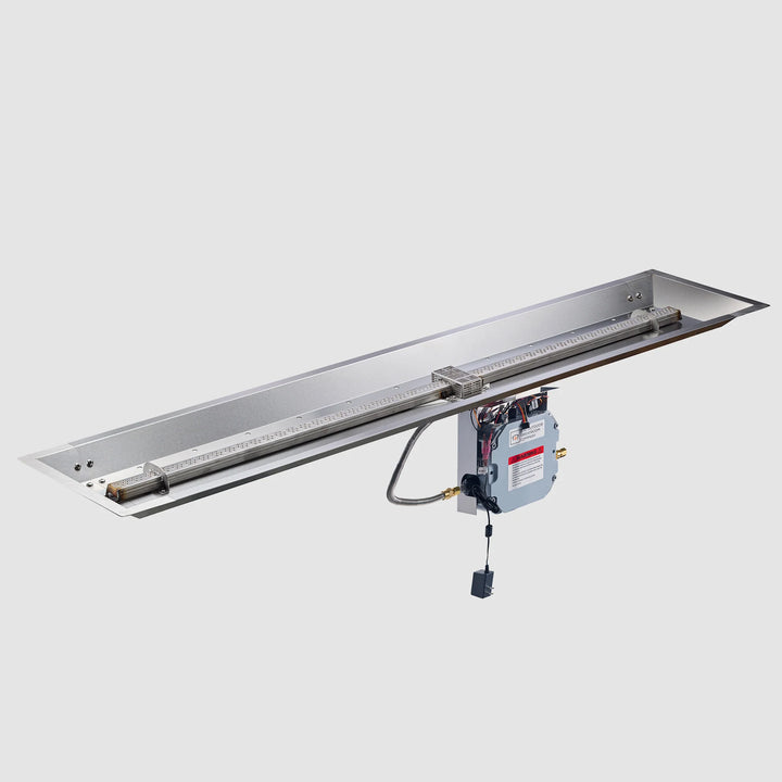 Outdoor GreatRoom 12" x 64" Crystal Fire® Plus Linear Gas Fire Pit Burner