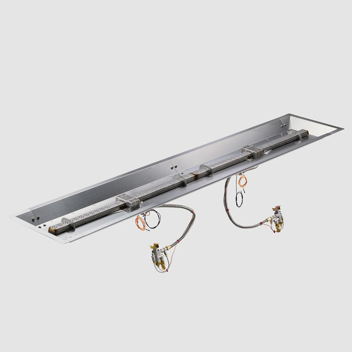Outdoor GreatRoom 12" x 84" Crystal Fire® Plus Linear Gas Fire Pit Burner