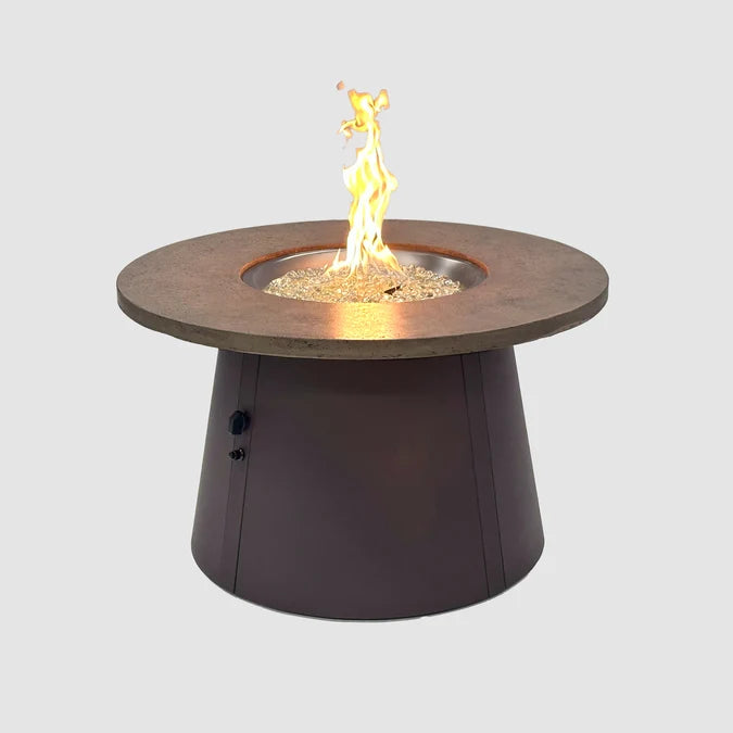 Outdoor GreatRoom Cirvalo Round Gas Fire Pit Table – 42" & 48"