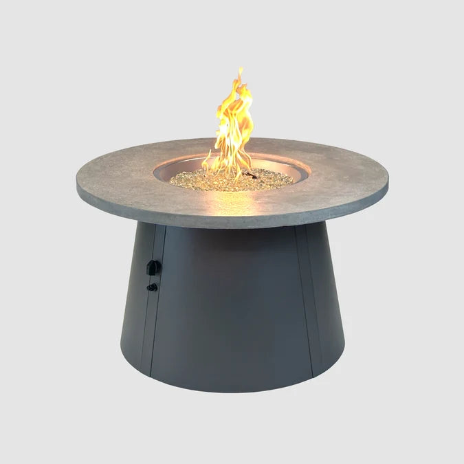 Outdoor GreatRoom Cirvalo Round Gas Fire Pit Table – 42" & 48"