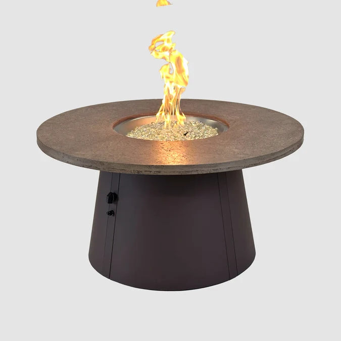 Outdoor GreatRoom Cirvalo Round Gas Fire Pit Table – 42" & 48"