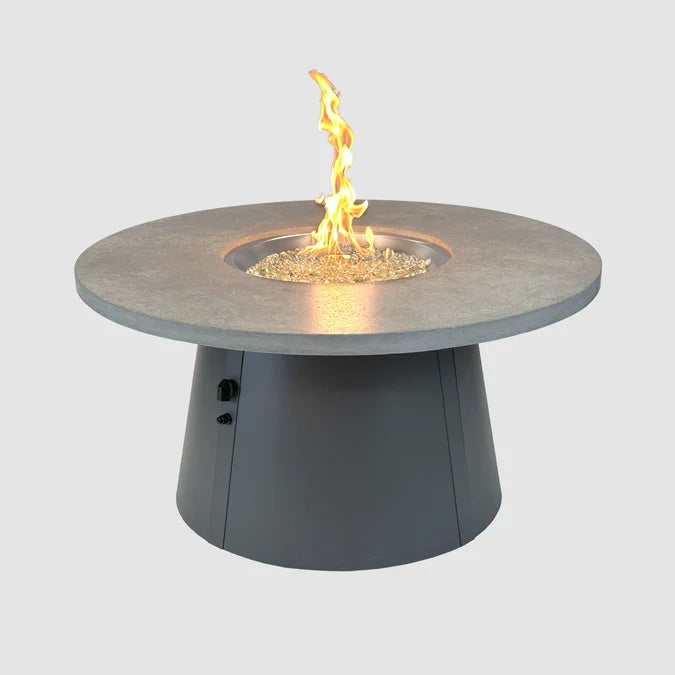 Outdoor GreatRoom Cirvalo Round Gas Fire Pit Table – 42" & 48"