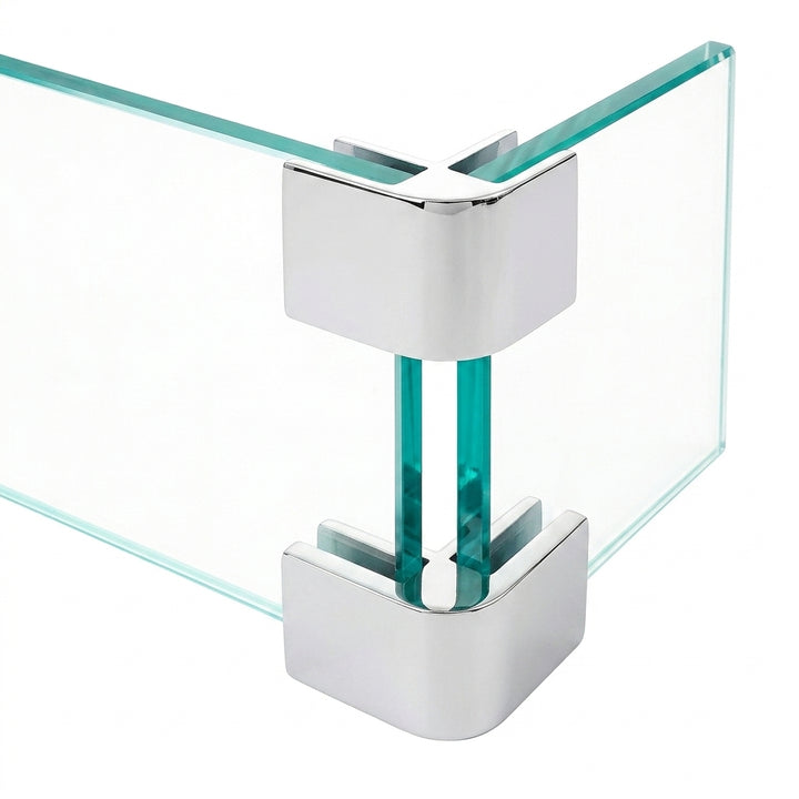 COOKE Custom 1/2" Clamped Tempered Glass Wind Screen For Any Firepit