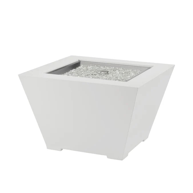 Outdoor GreatRoom Cove 37" Concrete Trapezoid Gas Fire Pit