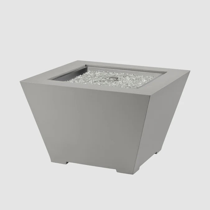 Outdoor GreatRoom Cove 37" Concrete Trapezoid Gas Fire Pit